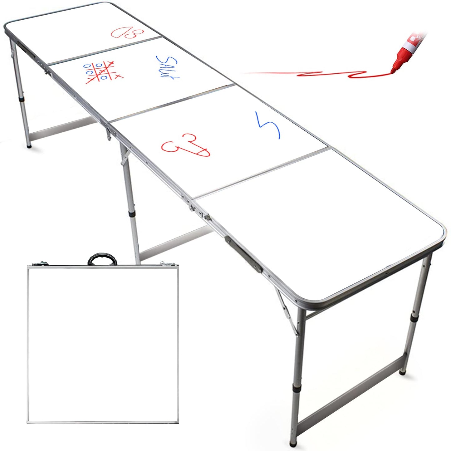 Offizieller Whiteboard Beer Pong Tisch