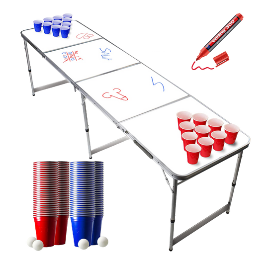 Offizieller Whiteboard Beer Pong Tisch