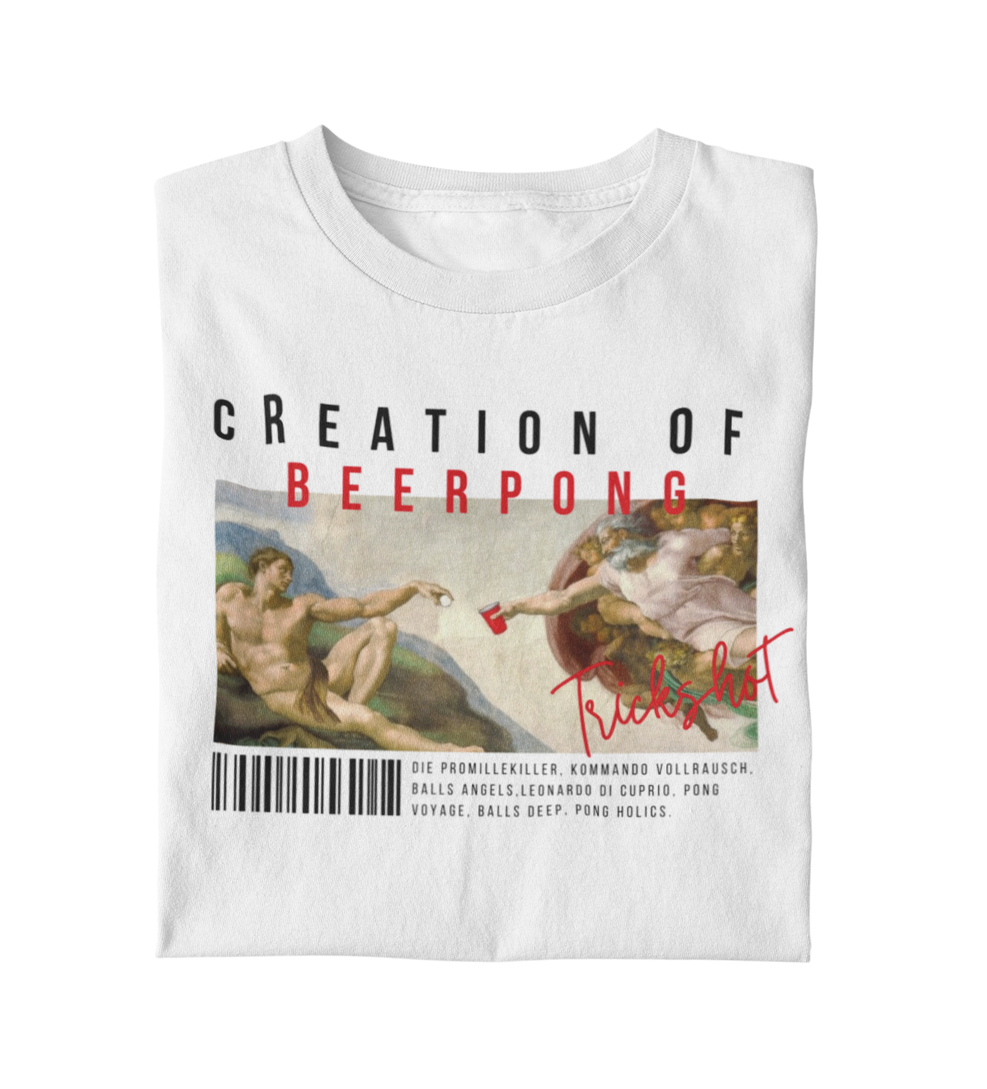 Creation of Beer Pong - Premium T-Shirt