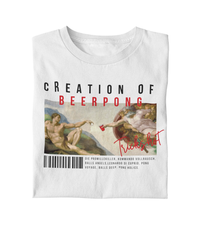 Creation of Beer Pong - Premium T-Shirt