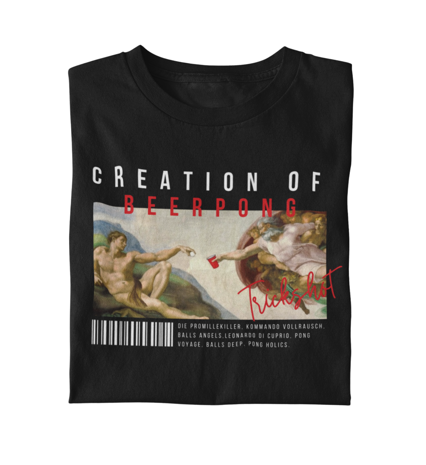 Creation of Beer Pong - Premium T-Shirt